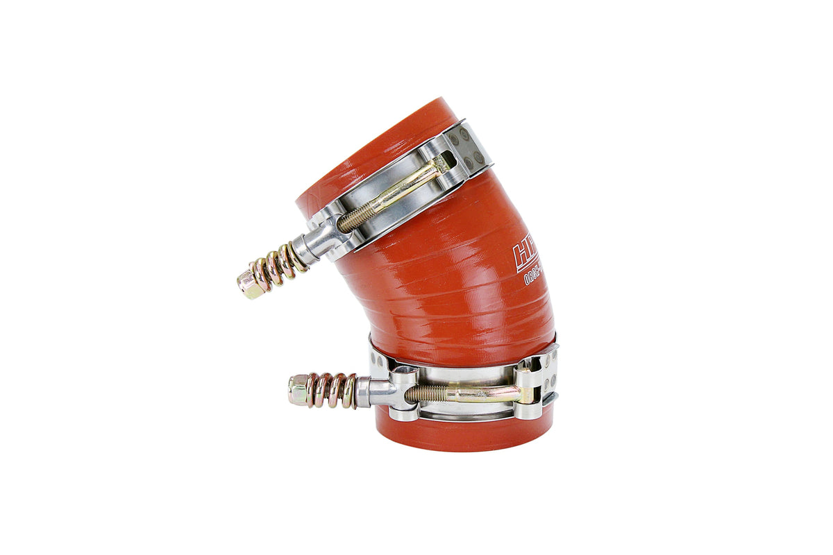 HPS Silicone Intercooler Boot Hose with Clamps Orange 57-2227 replace OEM part # 6C34-6C640-CA 6C3Z-6C640-C