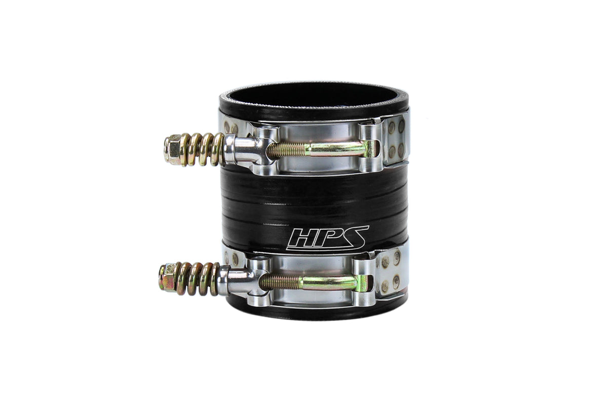 HPS Silicone Intercooler Boot Hose with Clamps Black 57-2235-BLK replace OEM part # 8C3Z-6W651-A 8C3Z-6N650-A