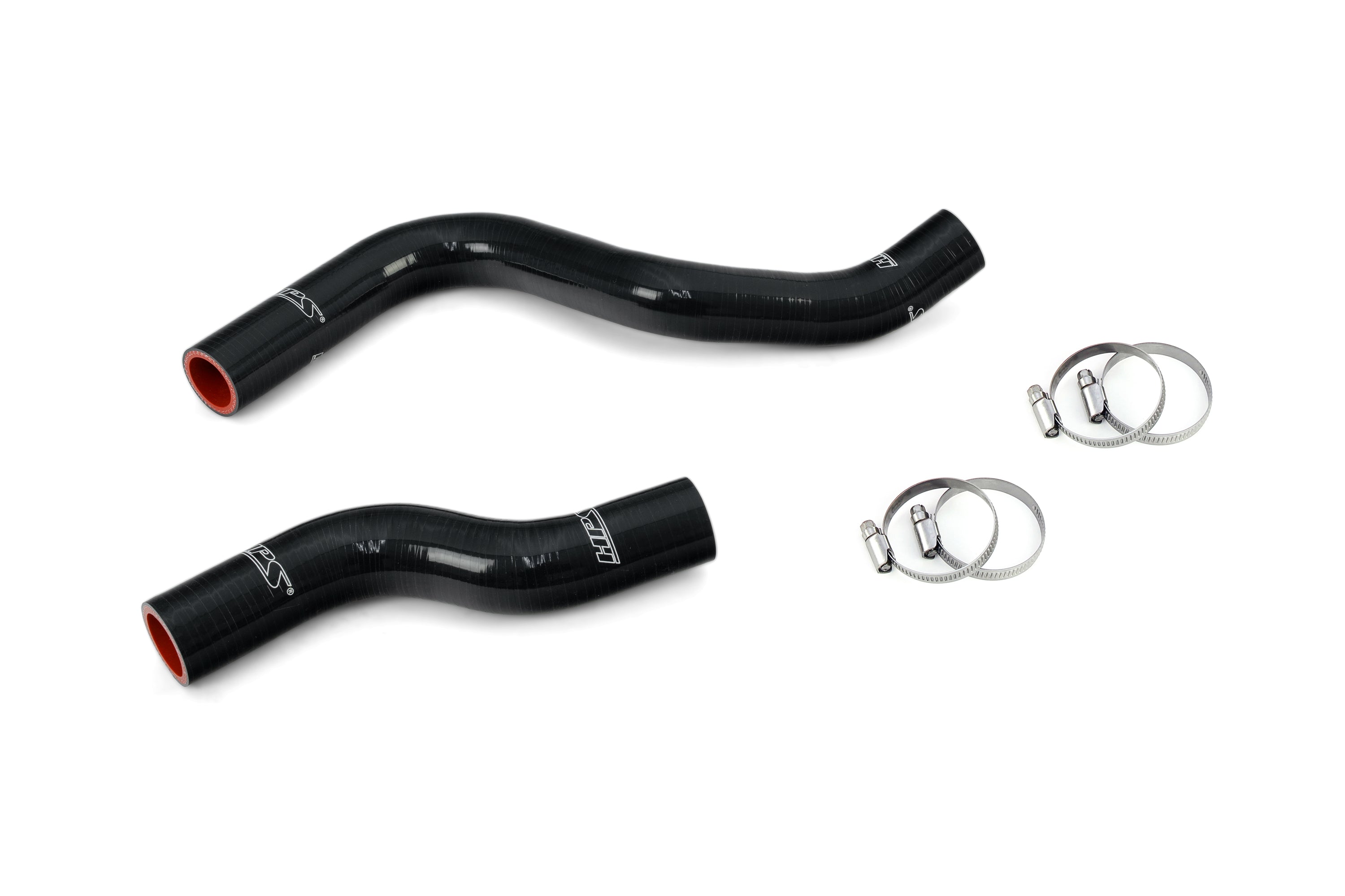 HPS Performance High Temp Reinforced Silicone Radiator Coolant Hose Kit, Black, 57-2254-BLK
