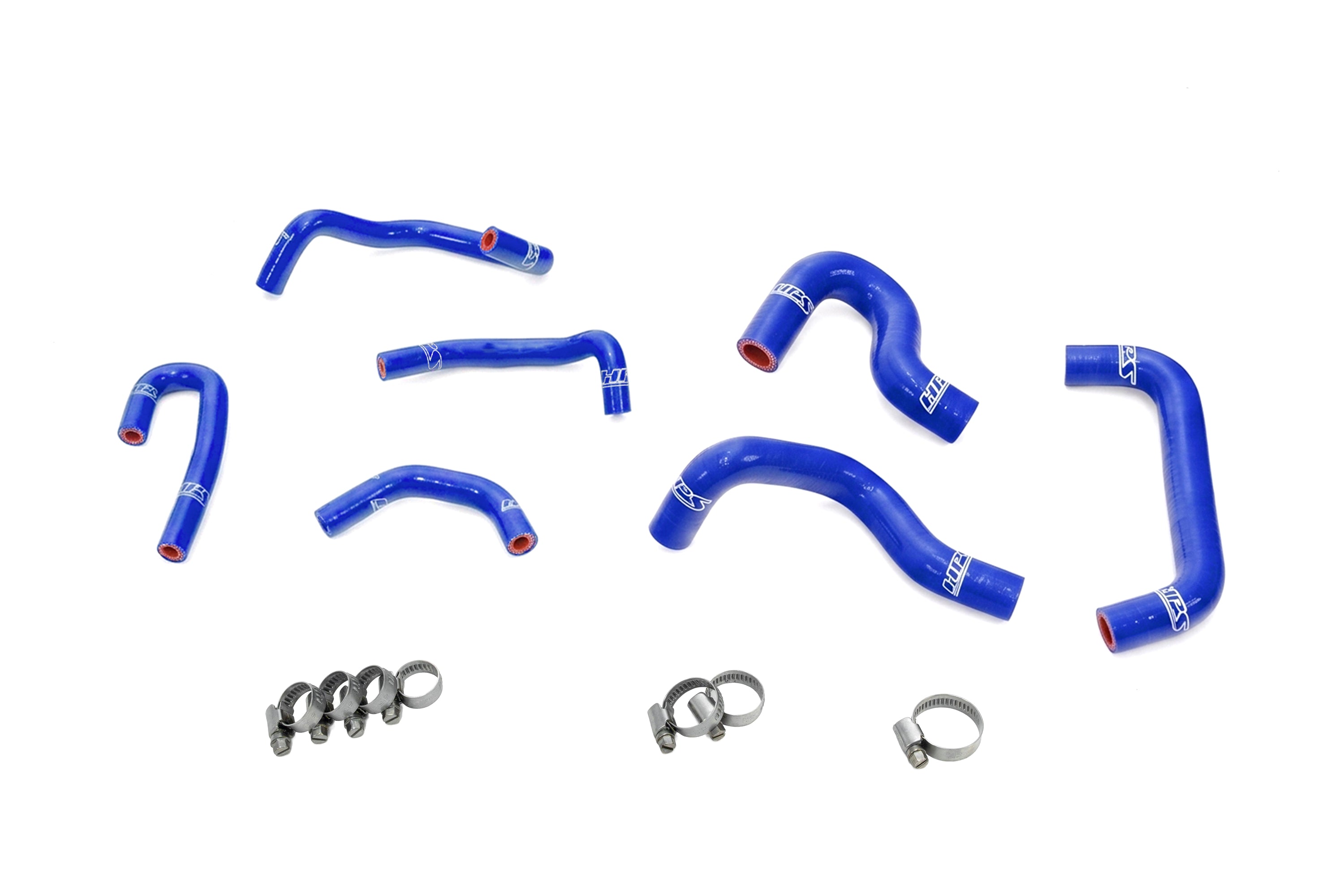 HPS Performance High Temp Reinforced Silicone Ancillary and Oil Cooler Coolant Hose Kit, Blue, 57-2274-BLUE