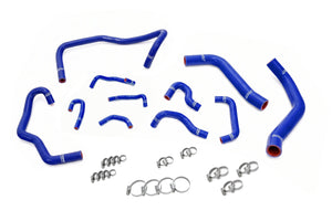 HPS Performance High Temp Reinforced Silicone Radiator, Heater and Ancillary Coolant Hose Kit, Blue, 57-2281-BLUE