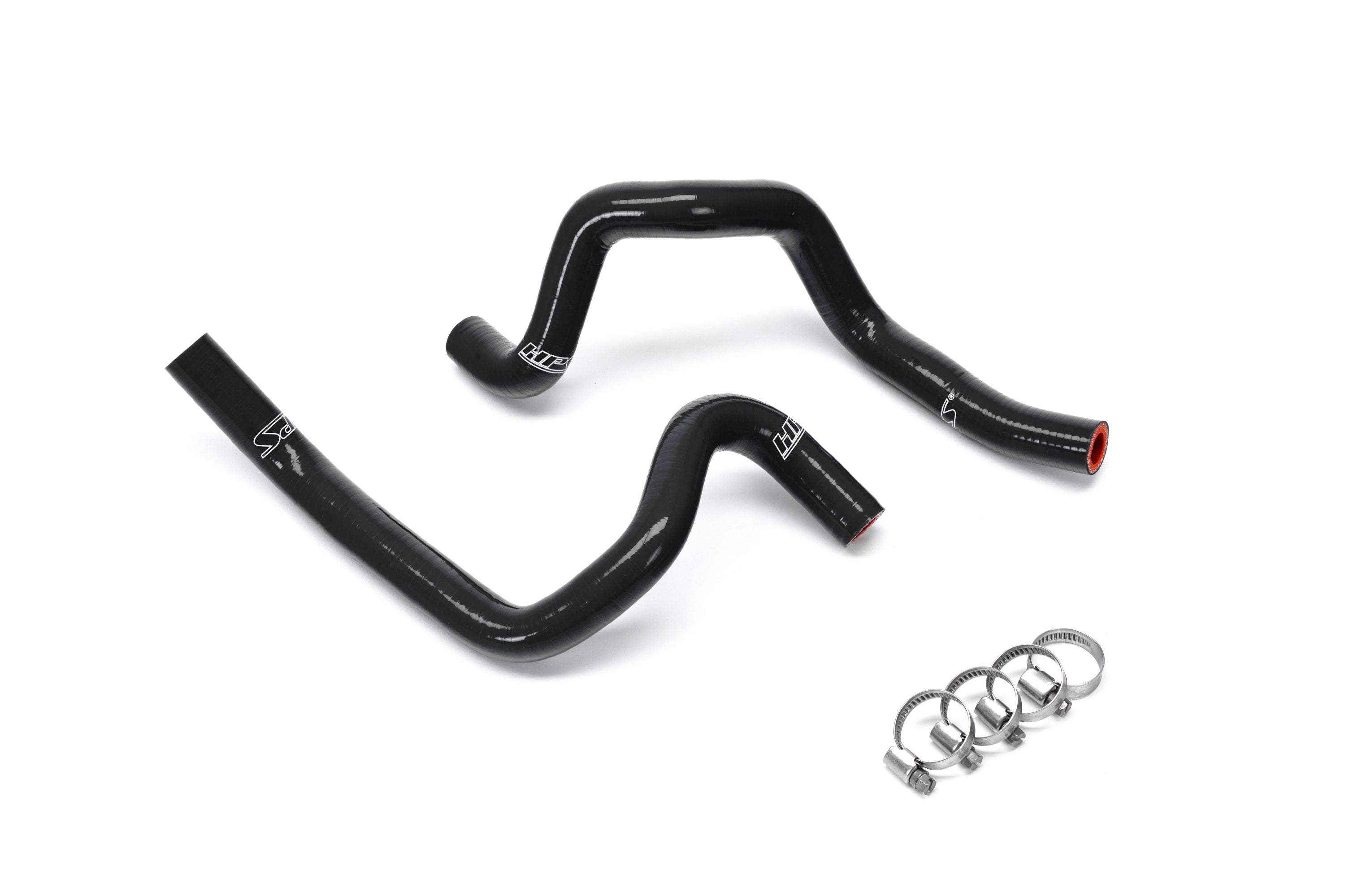 HPS Performance Silicone Heater Coolant Hose Kit, Black, 57-2301-BLK