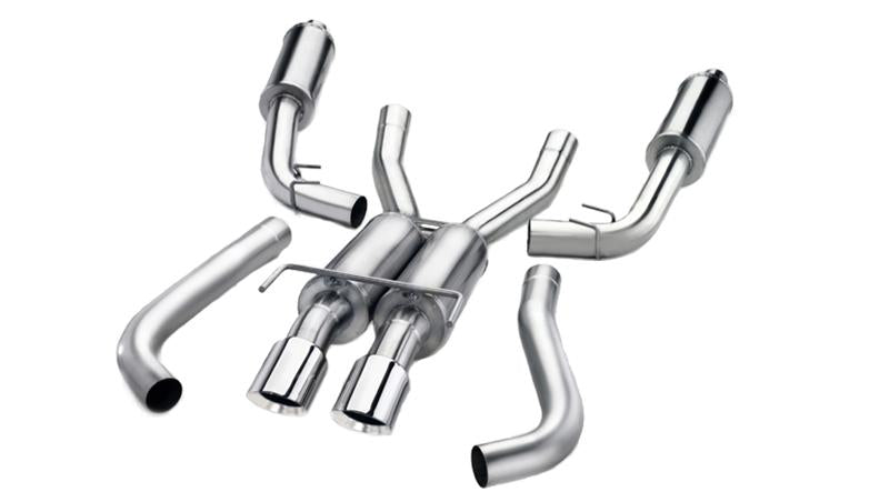 Corsa 2011-2014 Ford F-150 5.0L V8 Polished Sport Cat-Back Exhaust