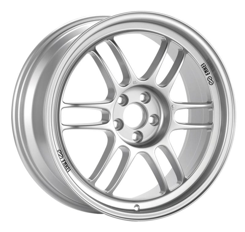 Enkei RPF1 17x9.5 5x114.3 18mm Offset 73mm Bore Silver Wheel