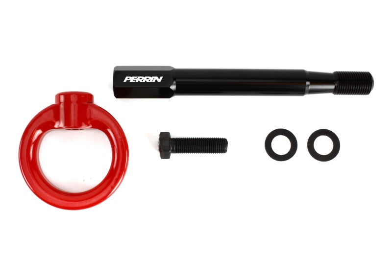 PERRIN 13-25 Subaru BRZ / 13-20 Scion FRS & Toyota 86 / 22-25 GR86 Tow Hook Kit (Rear) - Red