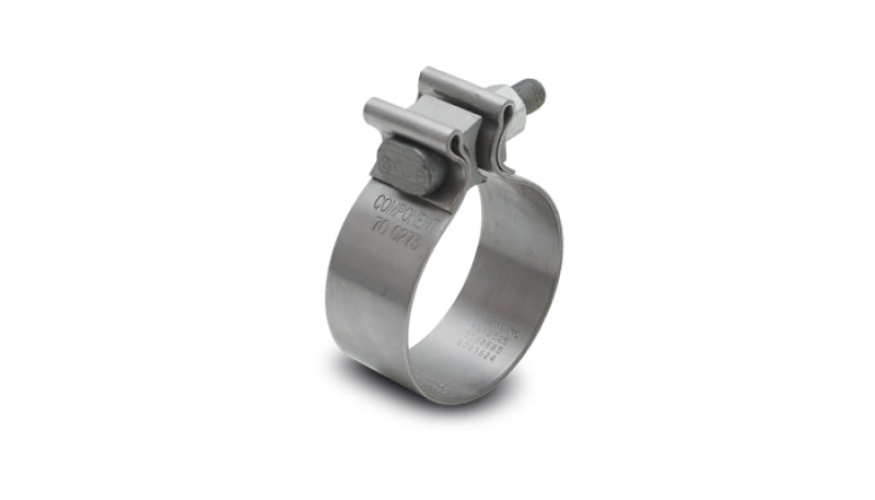 Vibrant SS Accuseal Exhaust Seal Clamp for 3.5in OD Tubing (1in wide band)