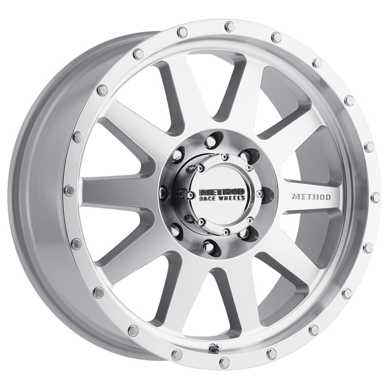 Method MR301 The Standard 17x9 -12mm Offset 8x6.5 130.81mm CB Machined/Clear Coat Wheel