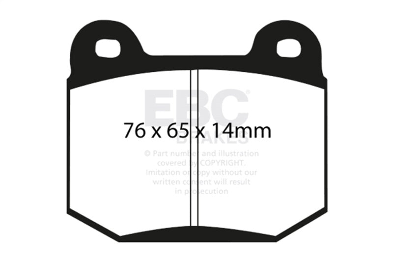 EBC 99-03 Mitsubishi Lancer Evolution 2.0 Turbo Yellowstuff Rear Brake Pads