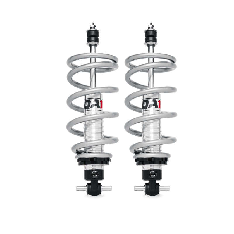 QA1 GM Pro Front Coil-Over System - Single Adj. - 10in x 550lbs/in - Flat Large - Aluminum