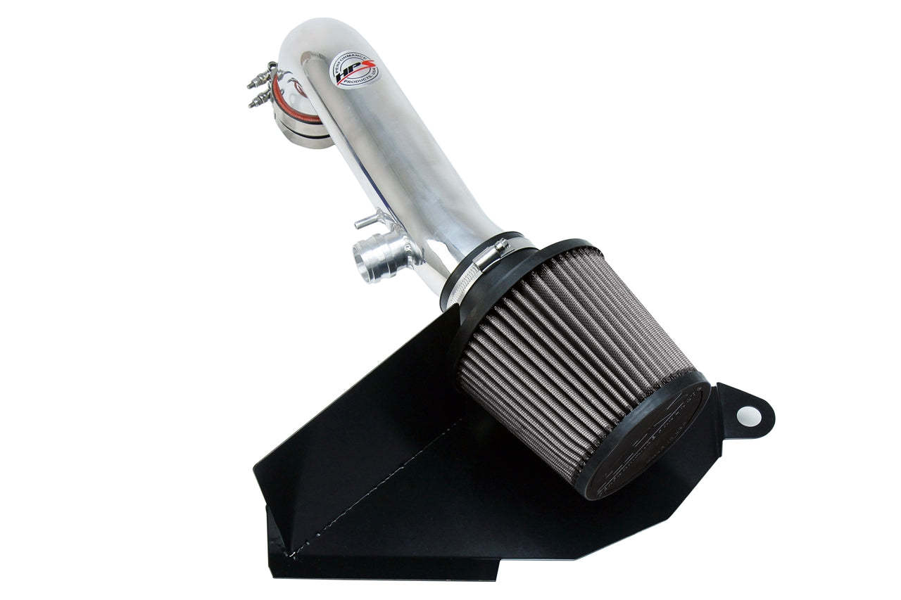 HPS Performance Air Intake Kit with Heat Shield, Polished, 827-577P