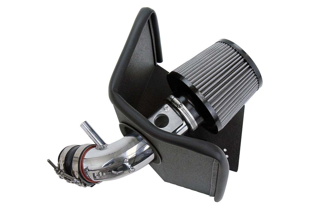 HPS Performance Air Intake Kit with Heat Shield Polished 827-619P