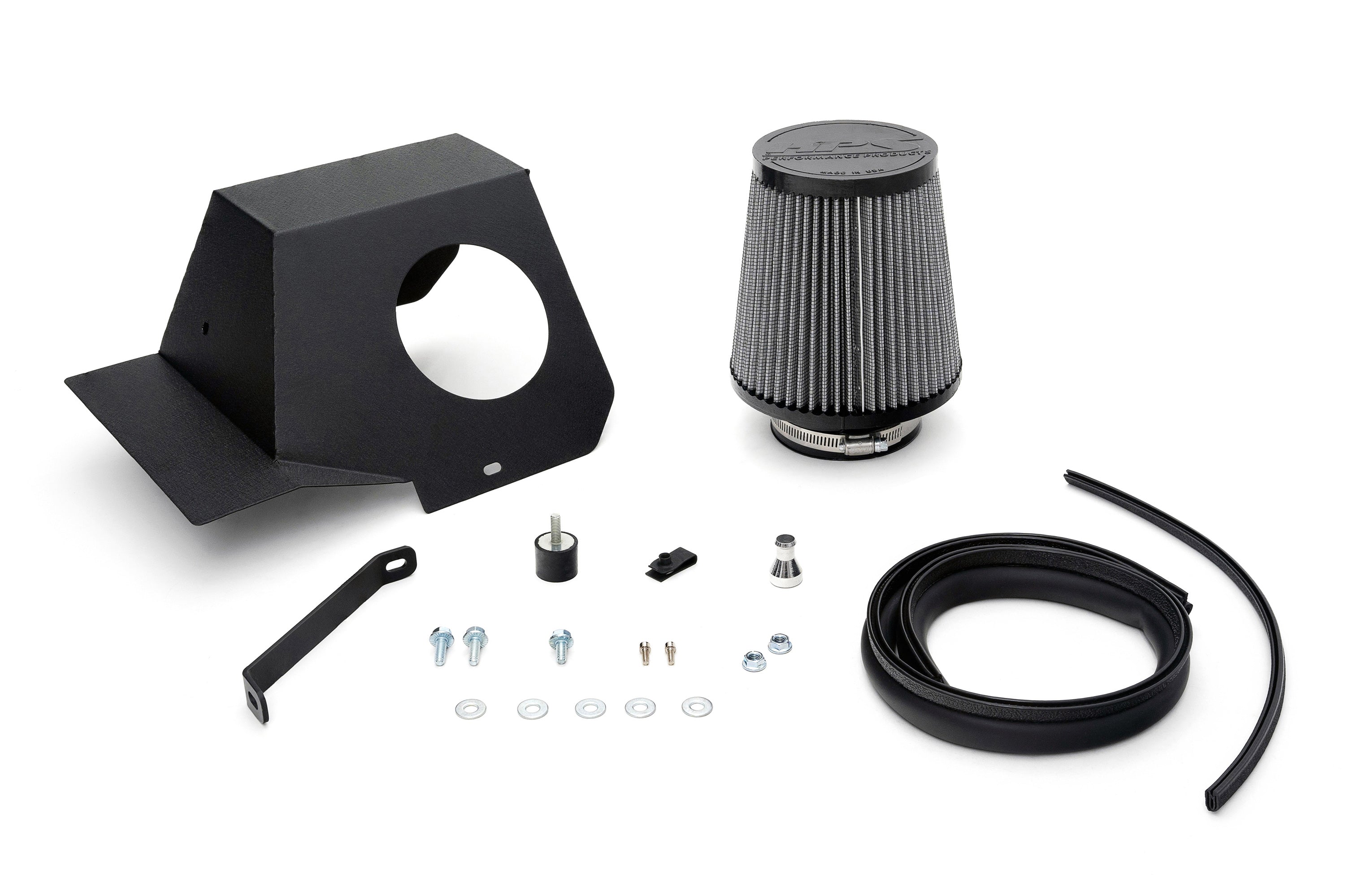 HPS Performance Air Intake Kit with Heat Shield, Blue, 827-625BL