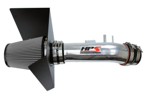 HPS Performance Air Intake Kit with Heat Shield Polished 827-630P