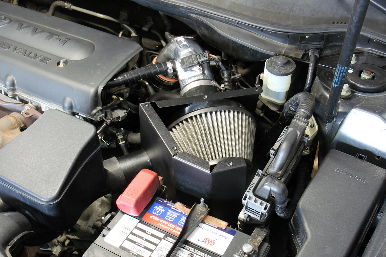 HPS Performance Air Intake Kit with Heat Shield, Blue, 827-693BL