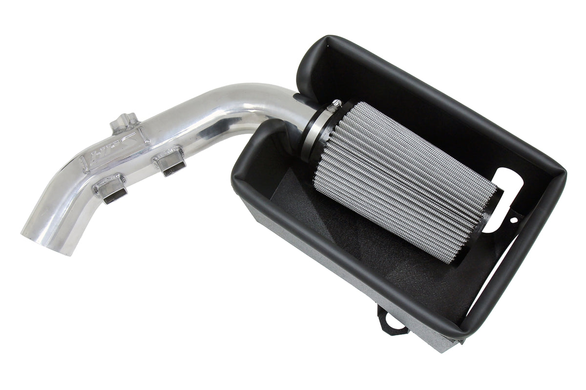 HPS Performance Air Intake Kit with Heat Shield Polished 827-698P