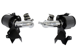 HPS Performance Air Intake Kit with Heat Shield Polished 827-703P