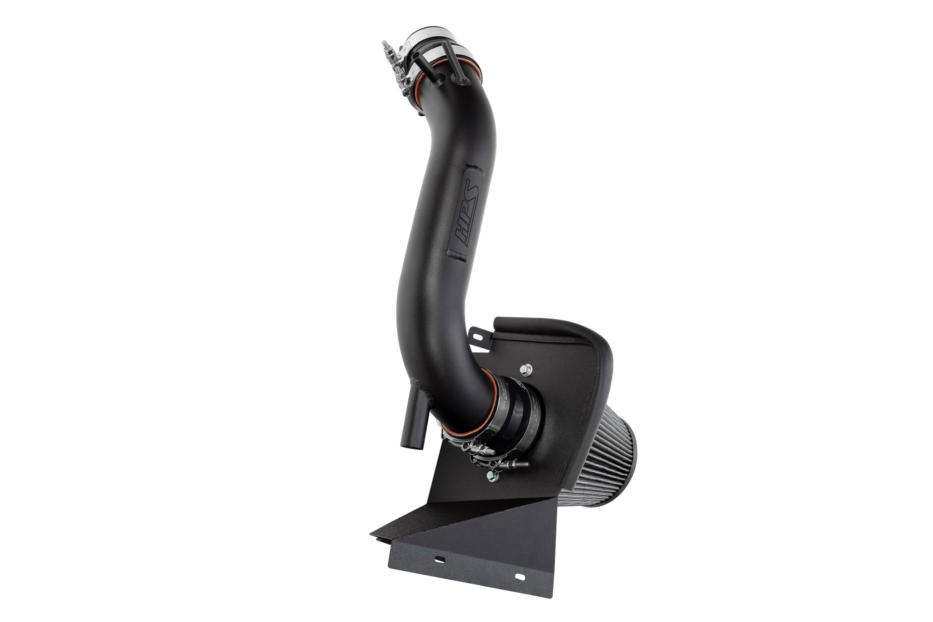 HPS Performance Air Intake Kit with Heat Shield Black 827-721WB