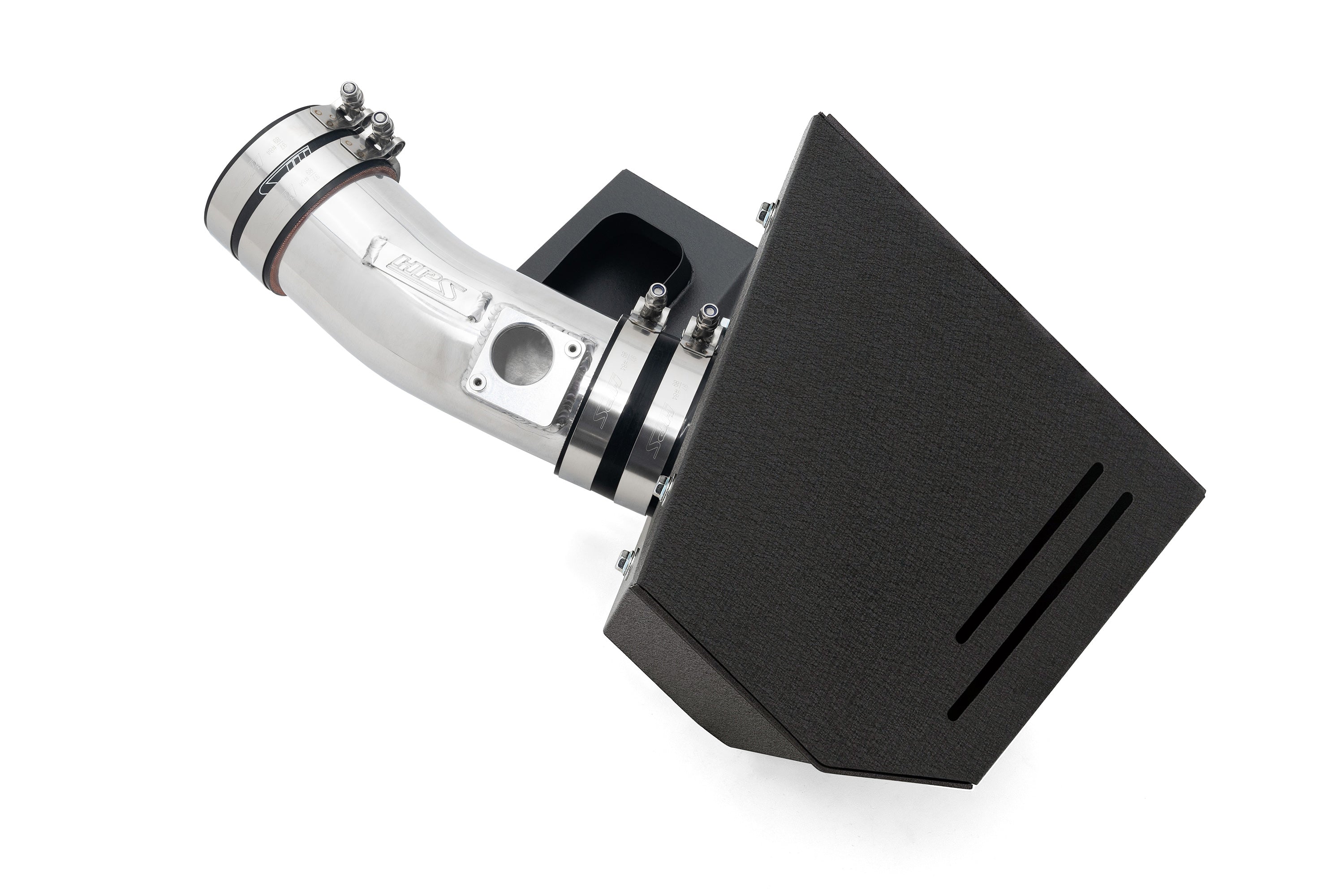 HPS Performance Air Intake Kit with Heat Shield Polished 827-728P