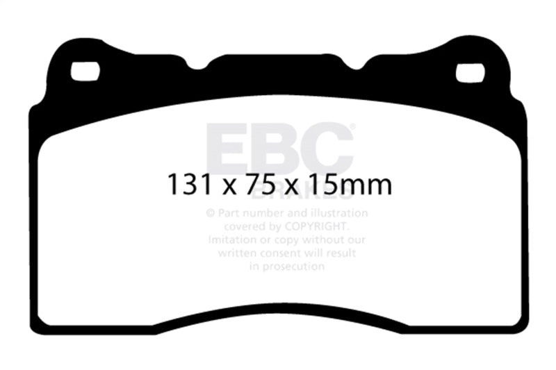 EBC 04-08 Acura TL 3.2 (Manual)(Brembo) Ultimax2 Front Brake Pads