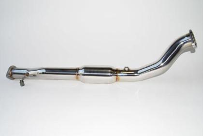 Invidia 08-15 Mitsubishi  Evo One piece Downpipe and High Flow Cat Pipe
