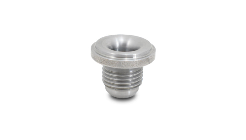 Vibrant -12 AN Male Weld Bung (1-3/8in Flange OD) - Mild Steel