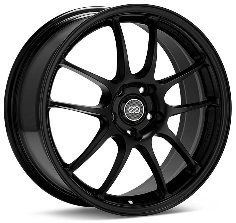 Enkei PF01 18x10.5 5x114.3 38mm Offset Matte Black Wheel