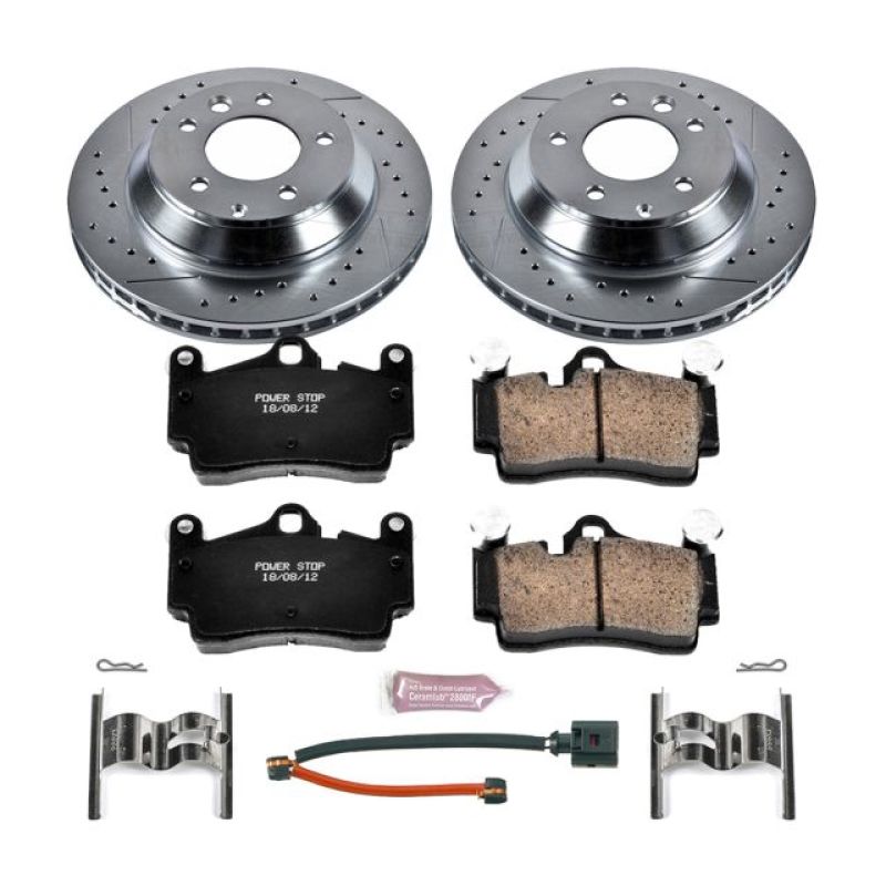 Power Stop 07-15 Audi Q7 Rear Z23 Evolution Sport Brake Kit