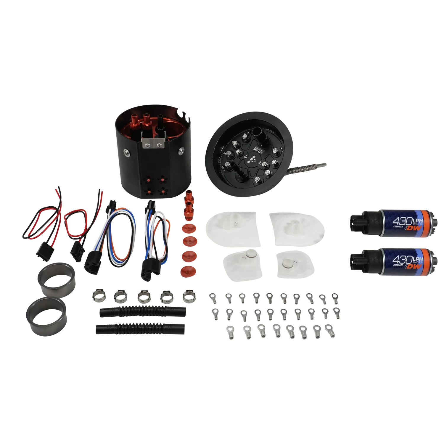 DeatschWerks 06-13 BMW E9X/E8X X2 Dual Pump Module w/ Dual DW430 Fuel Pumps