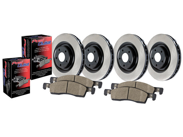 Centric OE Coated Front & Rear Brake Kit (4 Wheel)