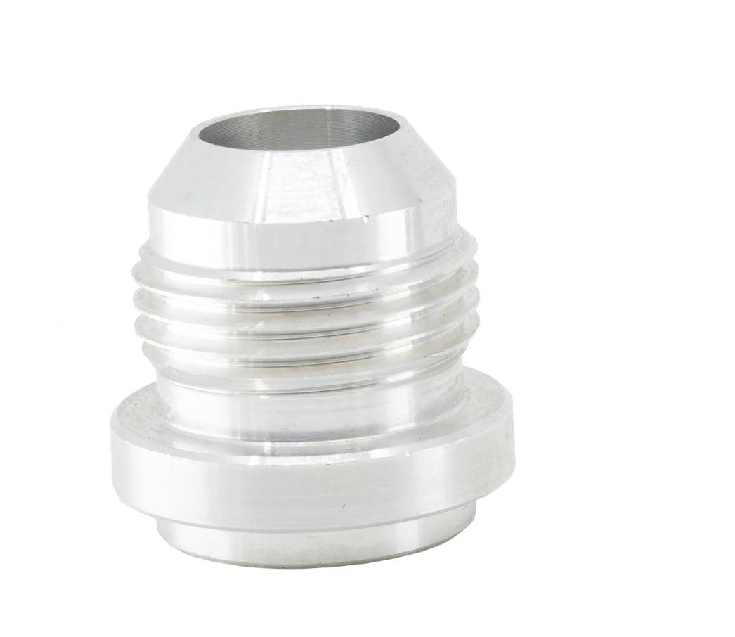 Male AN weld flange adapter (unanodized) "Low Profile"