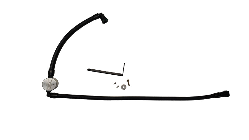 J&L 2025 Ford Transit 150/250/350 3.5L Oil Separator - Clear Anodized