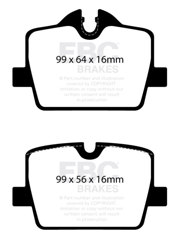 EBC 2019+ BMW Z4 G29 2.0T Bluestuff Rear Brake Pads