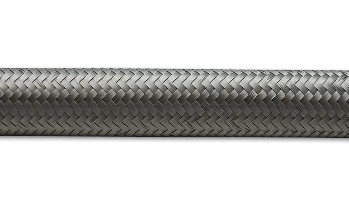 Vibrant -12 AN SS Braided Flex Hose (5 foot roll)