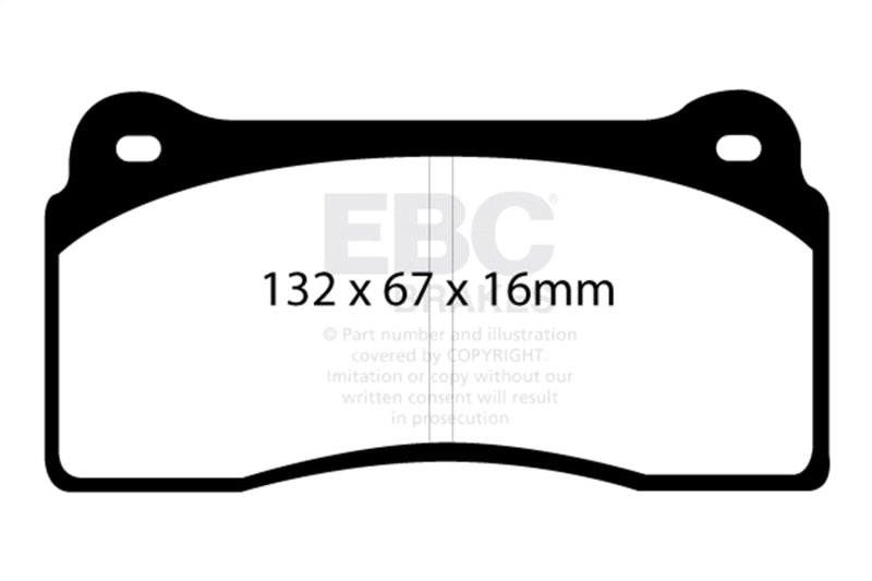 EBC 99-03 Aston Martin DB7 5.9 Redstuff Front Brake Pads