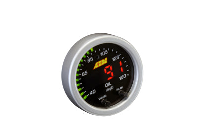 AEM 30-0302 X-Series Temperature Gauge, Black