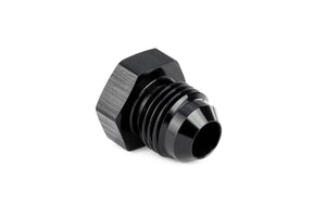 HPS Performance -10 AN Fittings Plug AN Male 37 Degree Flare Aluminum Black