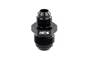 HPS Performance -10 AN to -6 AN Male To Male Reducer Union Coupler Adapter Aluminum Black