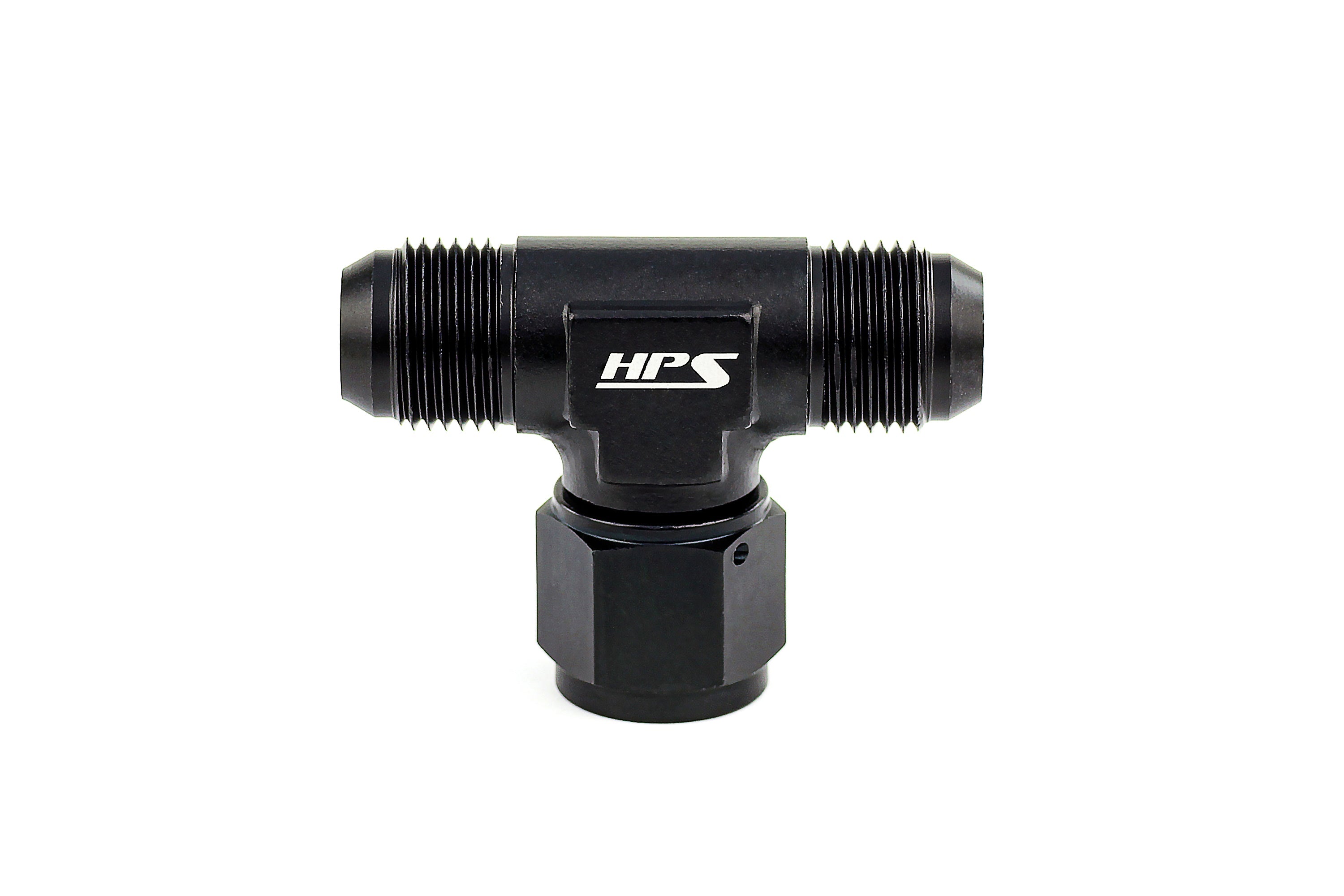 HPS Performance -8 AN Aluminum Tee Adapter with Female on Side AN9251-8