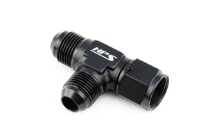 HPS Performance -3 AN Aluminum Tee Adapter with Female on Run AN9261-3