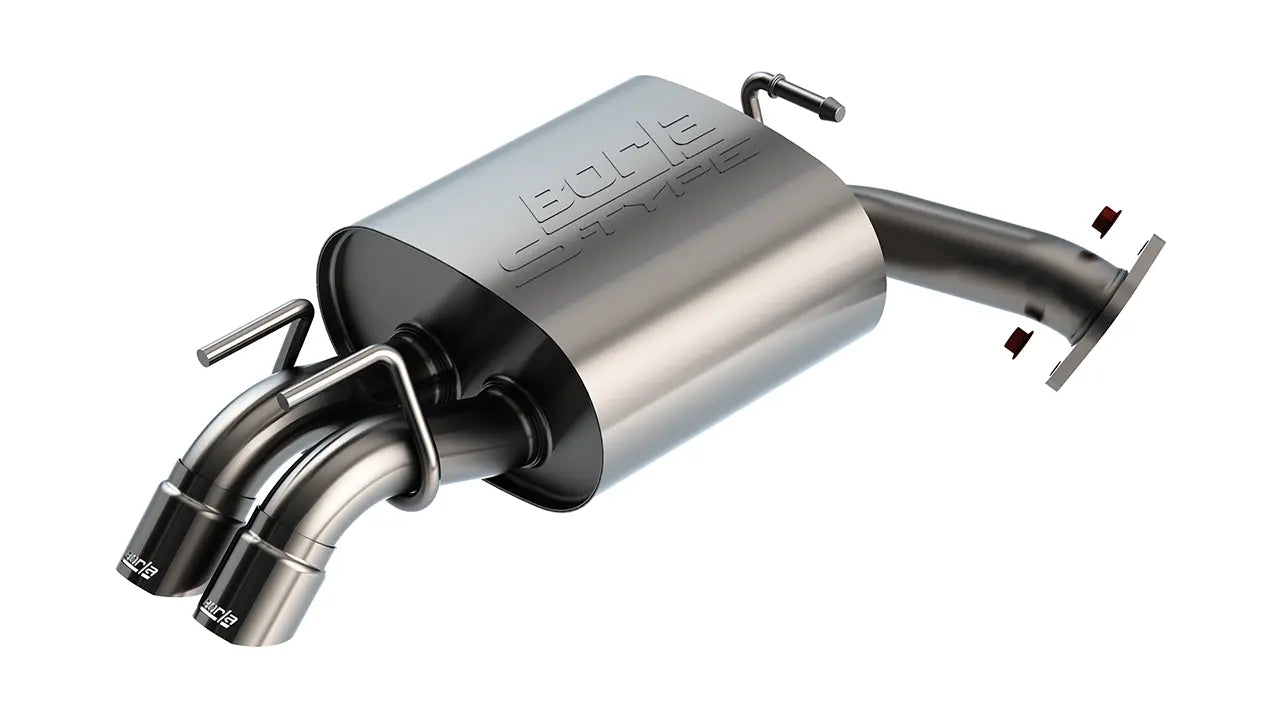 Borla 2025 Toyota Camry LE/XLE S-type Axle-Back Exhaust - 2.38in Stainless Turn Down Tips