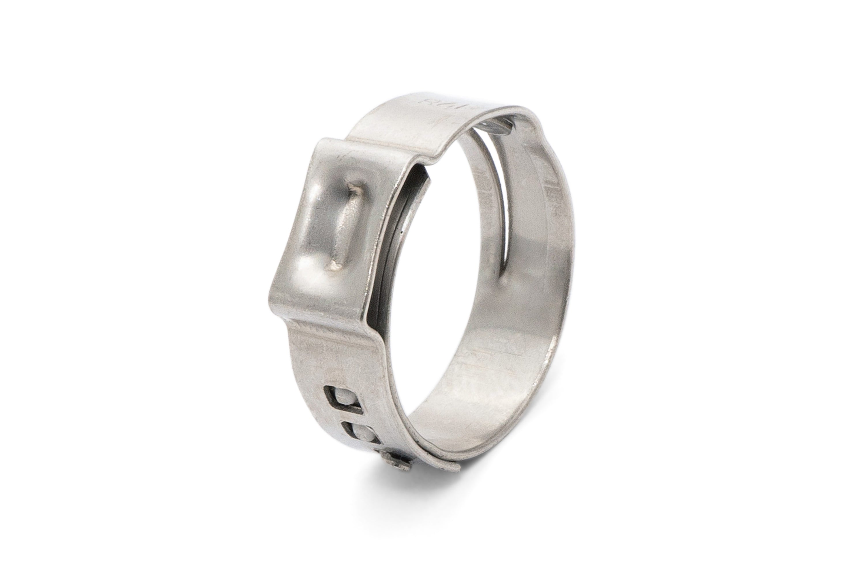 HPS 304 Stainless Steel Ear Hose Clamps Effective Range 36.3mm - 39.5mm 100pcs pack