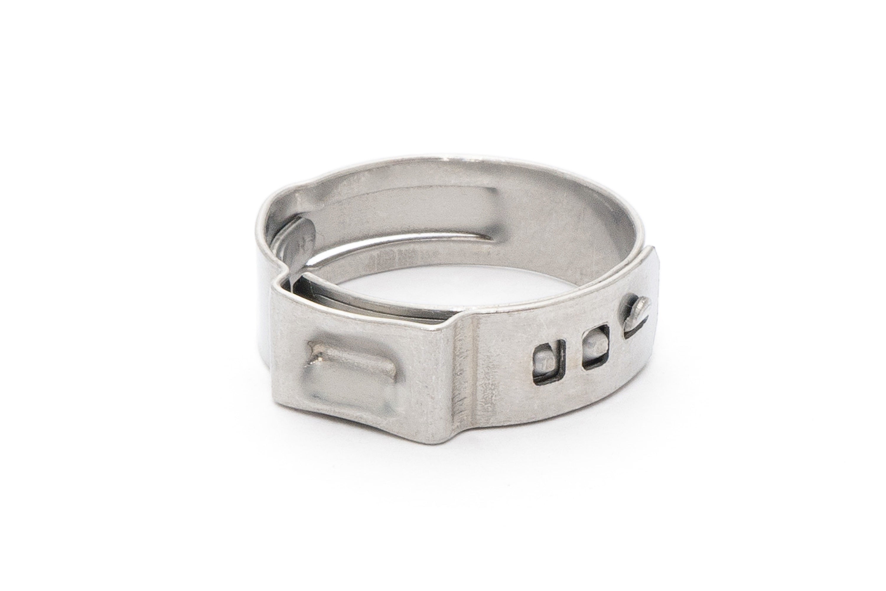 HPS 304 Stainless Steel Ear Hose Clamps, Effective Range 41.8mm - 45mm, 10pcs pack