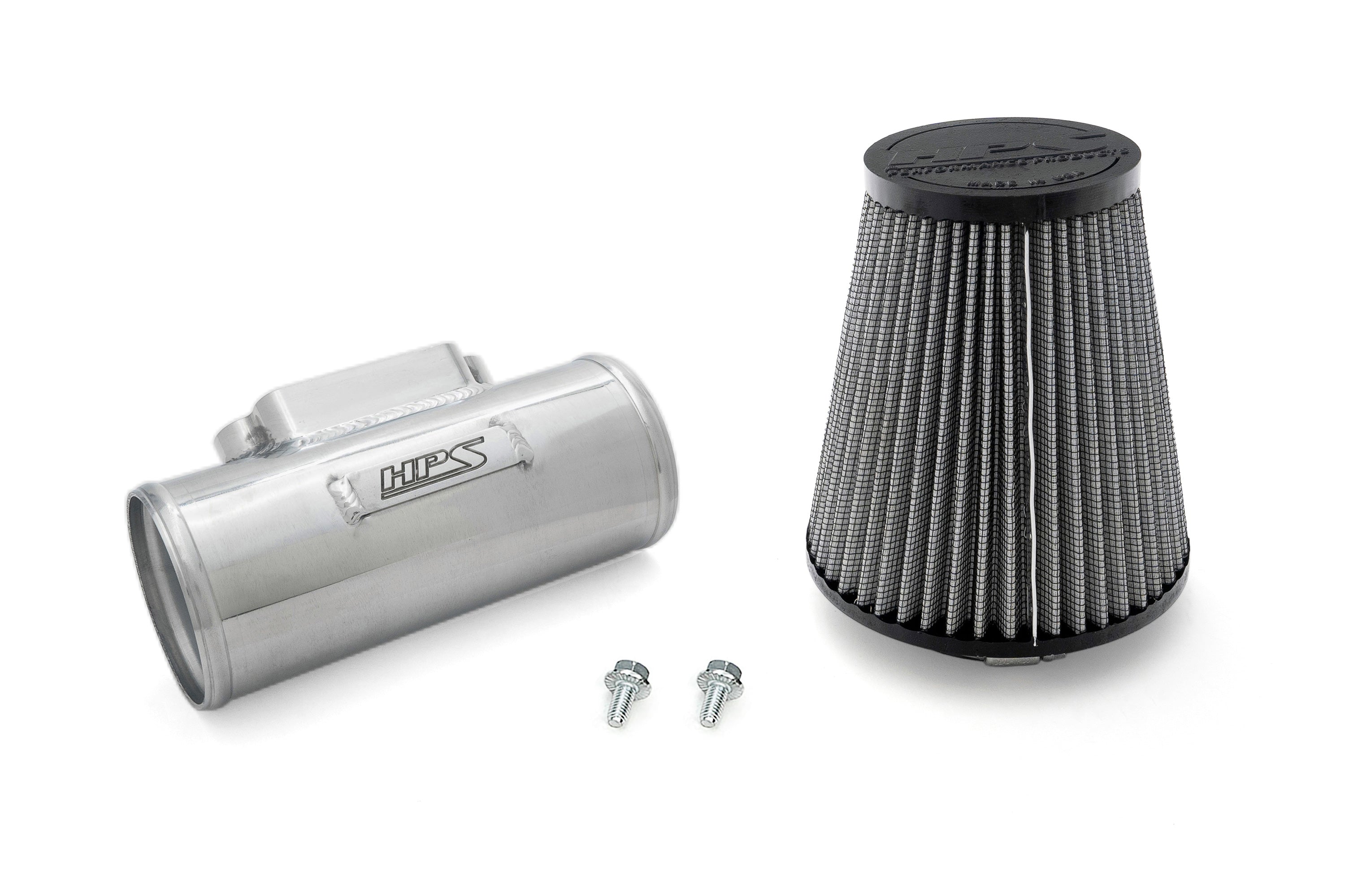 HPS 3 inch MAF Housing Air Intake Tube with HPS Air Filter HPS-4326