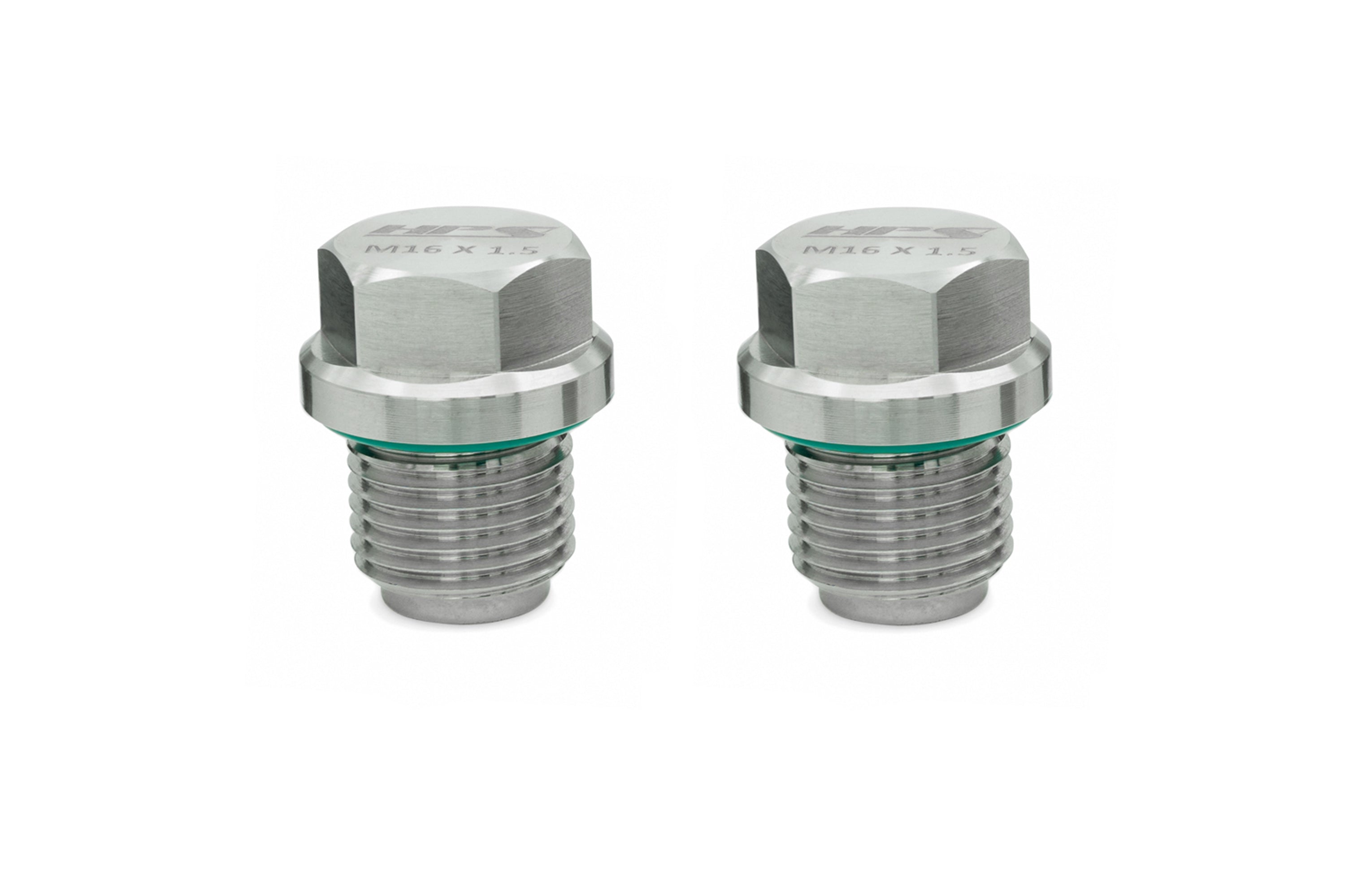 HPS Performance Stainless Steel Magnetic Oil Drain Plug Bolt 2pcs kit for Front Differential Fill and Drain plugs MDPK-101
