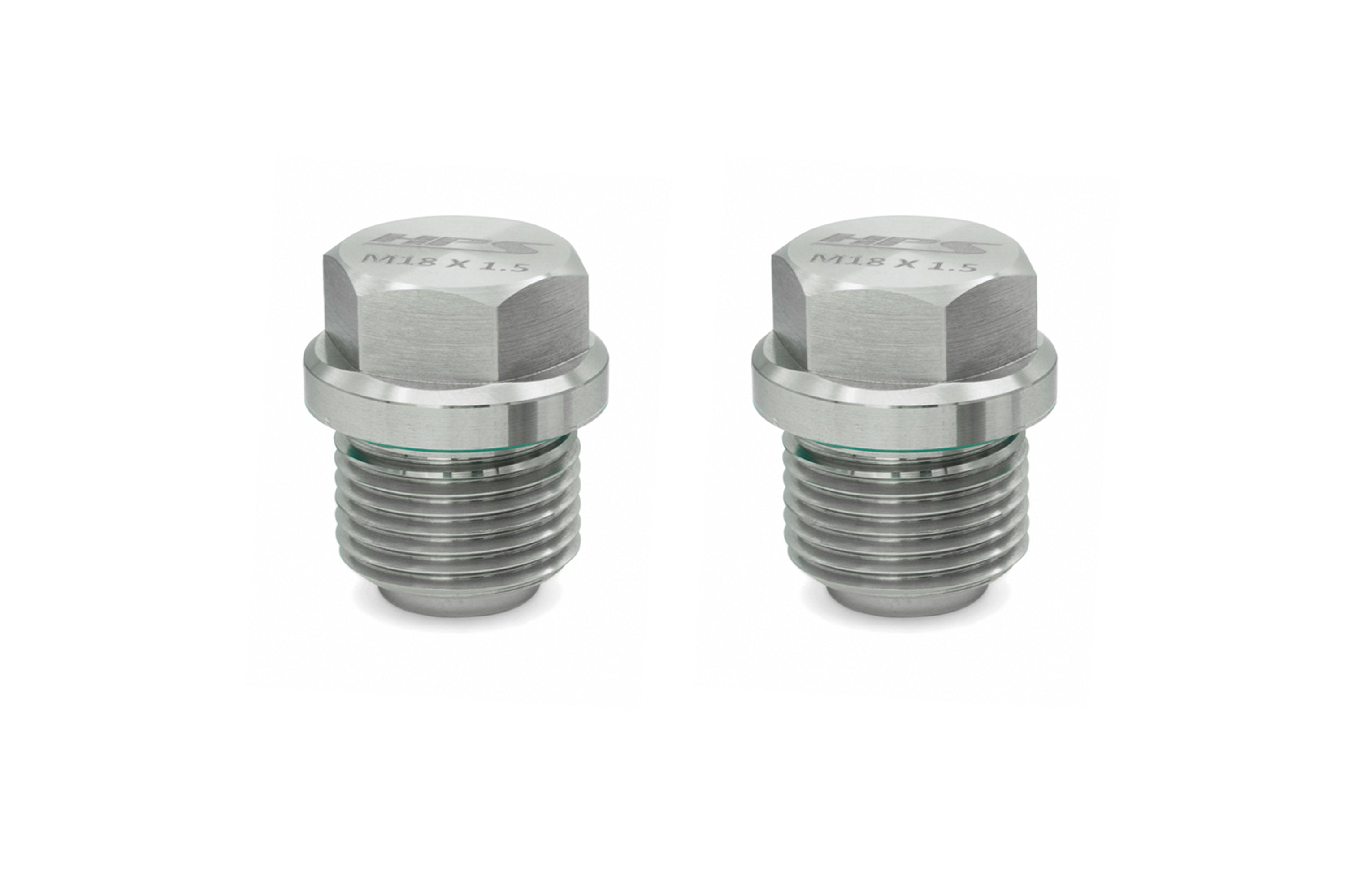 HPS Performance Stainless Steel Magnetic Oil Drain Plug Bolt 2pcs kit for Transmission Fill and Drain Plugs MDPK-102