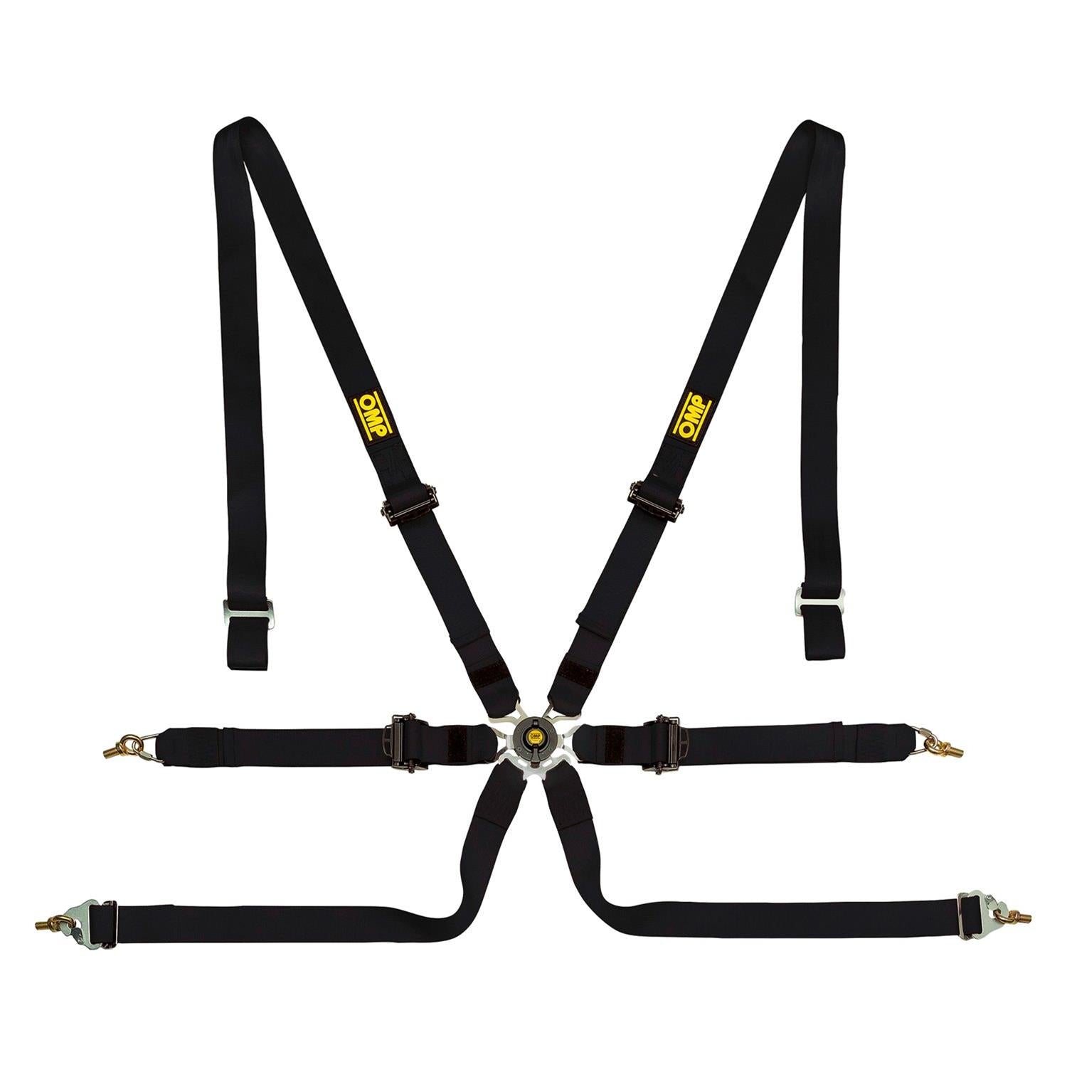 OMP 2in. Versa Endurance Racing Safety Harness- Black