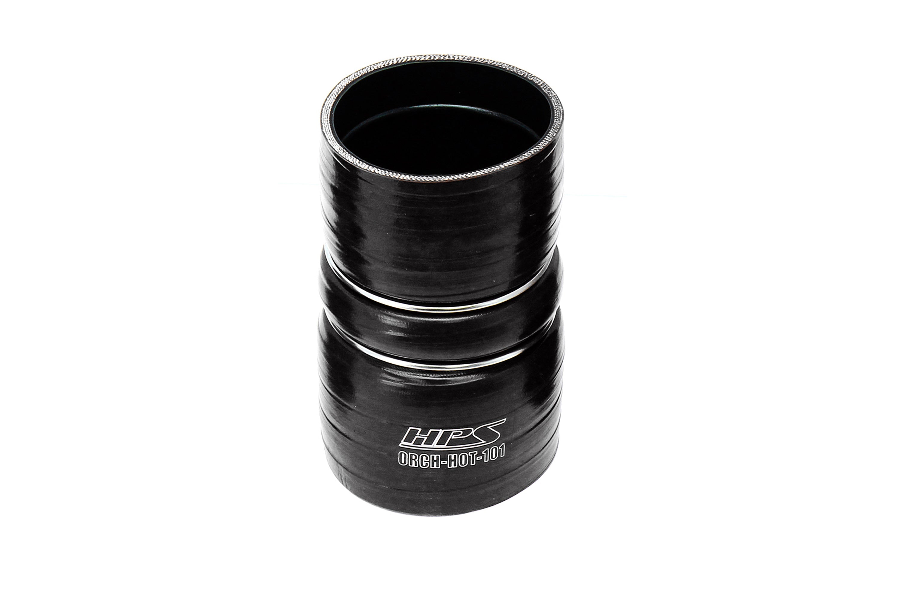 HPS Silicone Intercooler Turbo Boot Hose Black ORCH-101-BLK replace part # 6C34-6C640-BA 6C3Z-6C640-B 8C3Z-6W651-A 6C3Z-6C640-B 3C34-6C640-CA