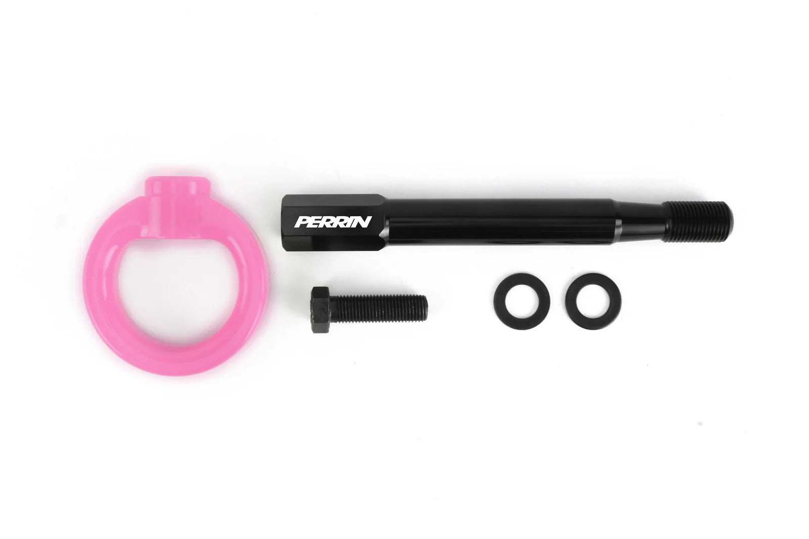 PERRIN 22-26 Subaru WRX / 18-23 Crosstrek / 17-23 Impreza Forester Tow Hook Kit (Front) - Hyper Pink