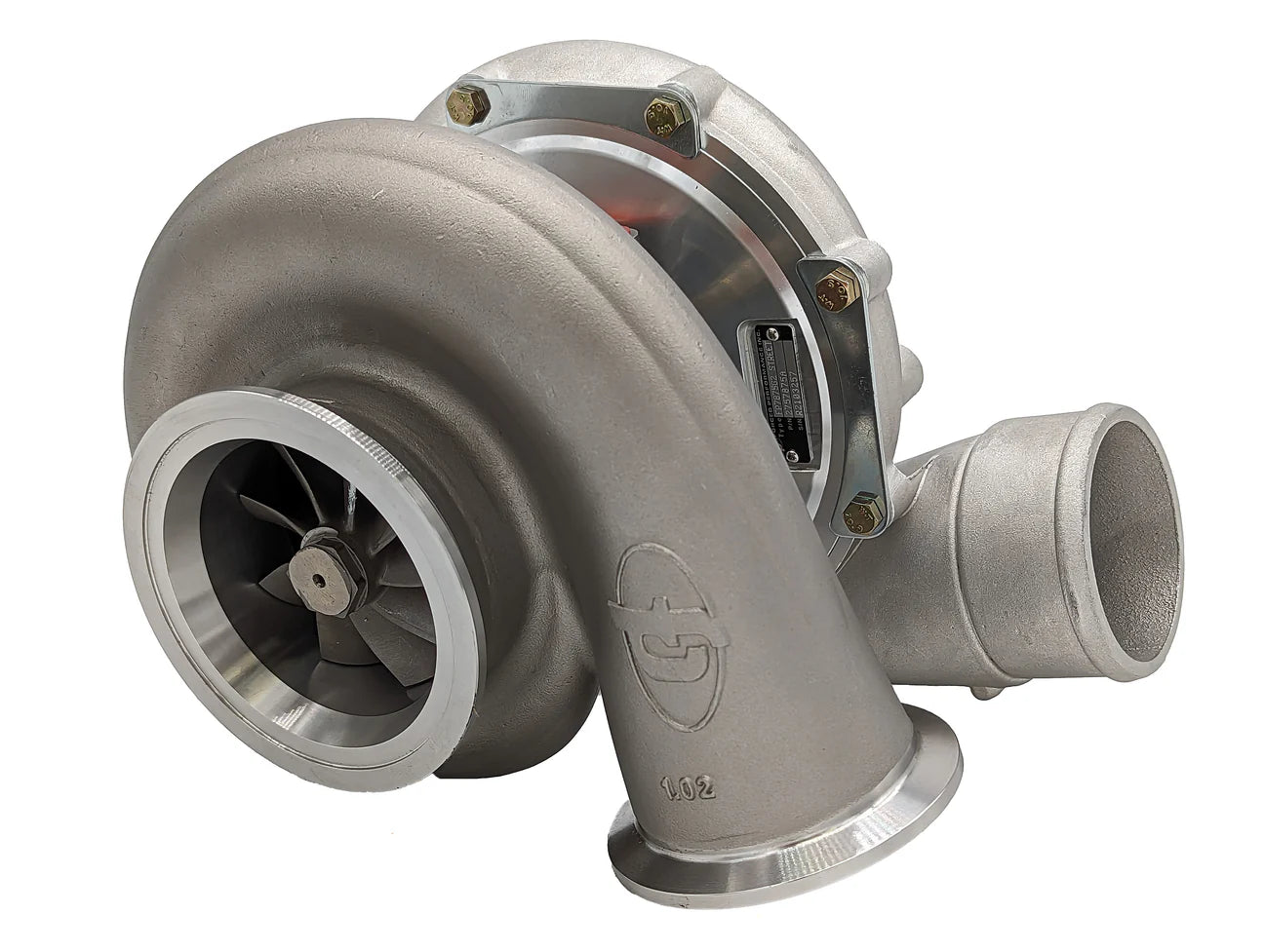 Forced Performance FP7275 Turbocharger w/SS V-Band 1.02AR Turbine Housing Reverse Rotation