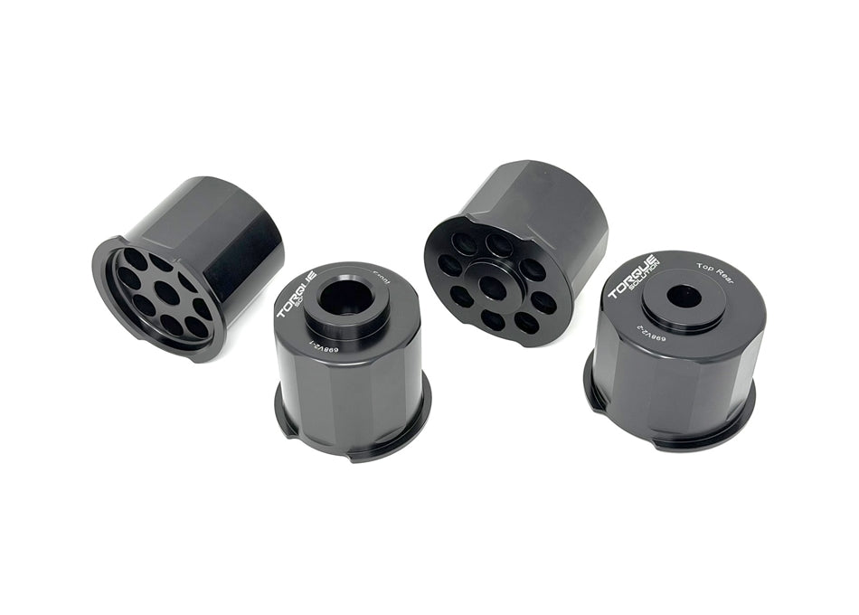 Torque Solution V2 Billet Rear Subframe Bushing Kit: Toyota GR Supra MKV A90 A91